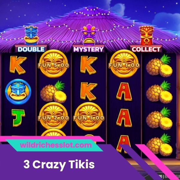 3 Crazy Tikis Slot İncelemesi ve Ücretsiz Demo