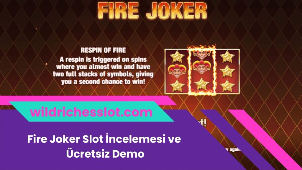 Fire Joker Slot İncelemesi ve Ücretsiz Demo