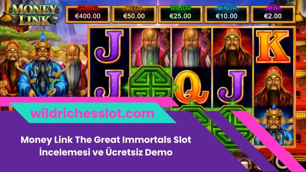 Money Link The Great Immortals Slot İncelemesi ve Ücretsiz Demo