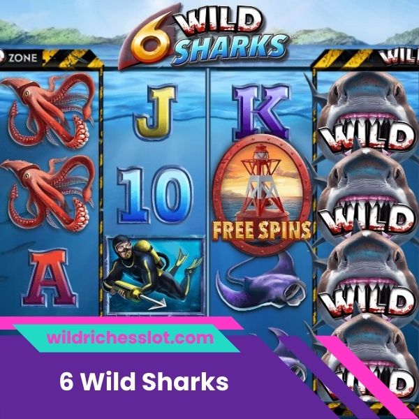 Play 6 Wild Sharks Slot İncelemesi ve Ücretsiz Demo